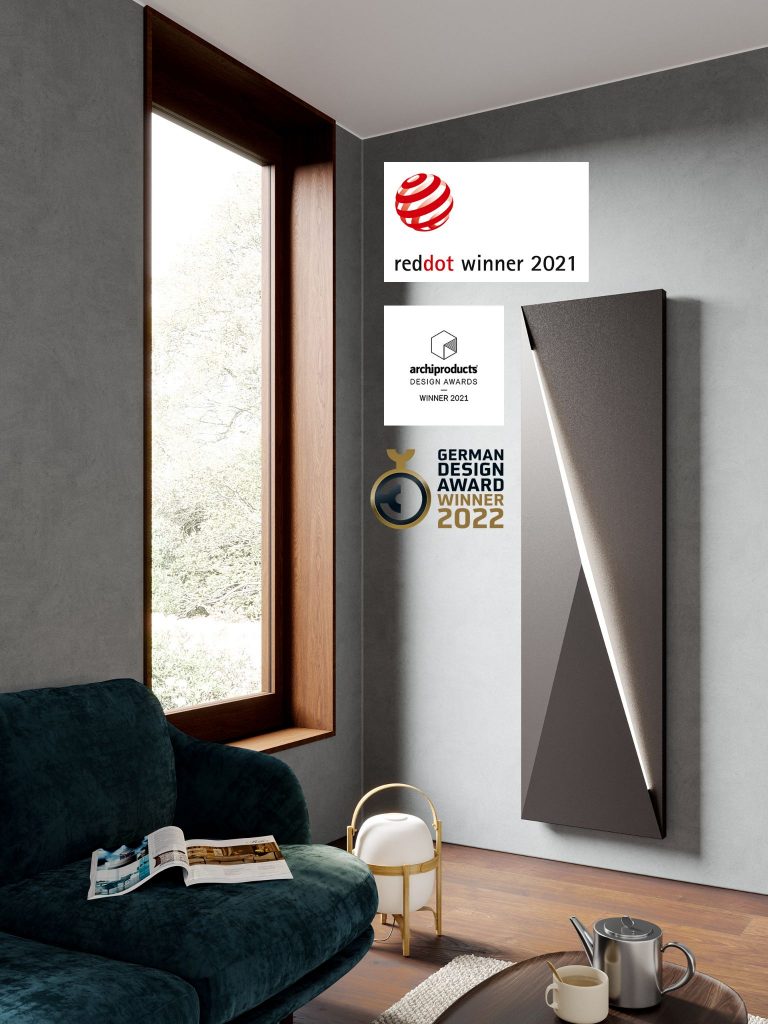 Polygon the radiator receives an award for its 100% Made in Italy design